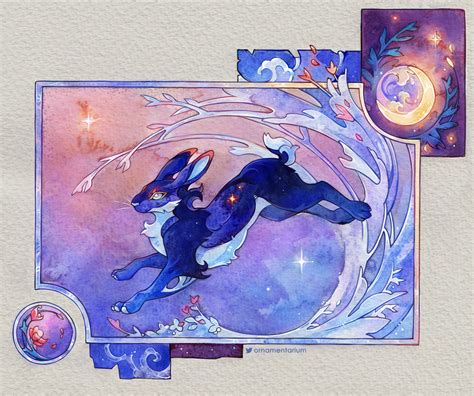 Lunar Rabbit By Avokad On Deviantart