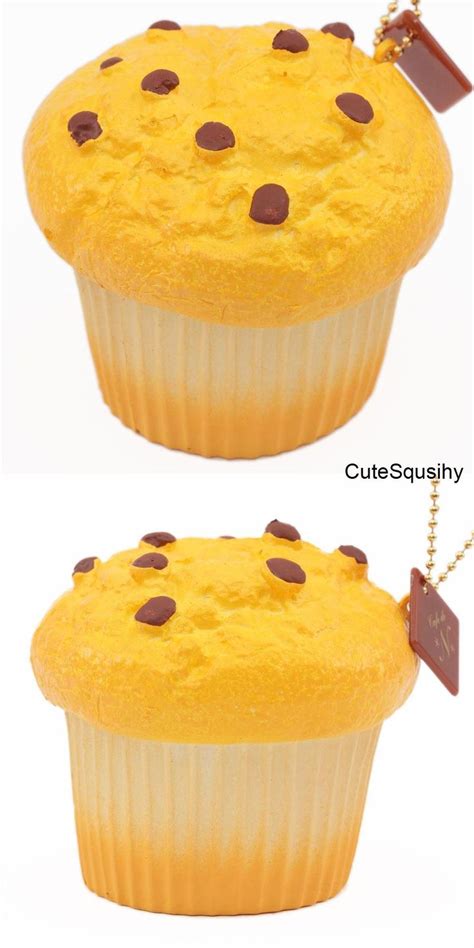 Cafe de N cute chocolate chip muffin squishy charm | Squishies ...