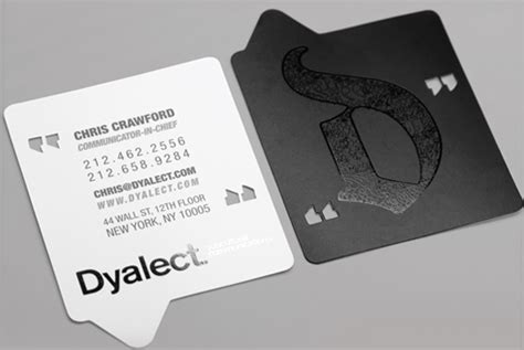 Custom die cut business cards. Taste of Ink, High End Design & Printing | Business Cards ...
