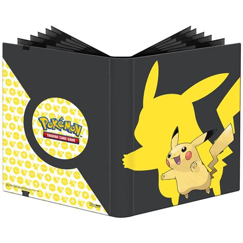 Pokémon Pikachu Black 9 Pocket Pro Binder