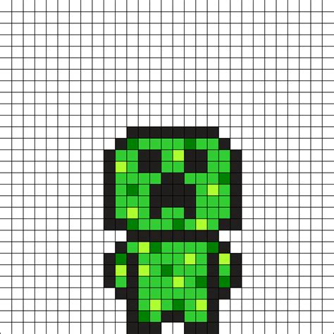 Minecraft Perler Beads Creeper