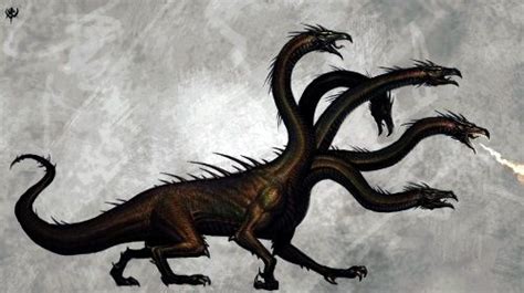 Hydra Is A Monster Multiple Heads Monster Mythical Creatures