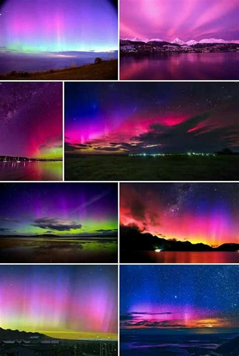 Éstas Son Las Espectaculares Auroras Australes Registradas Sobre El