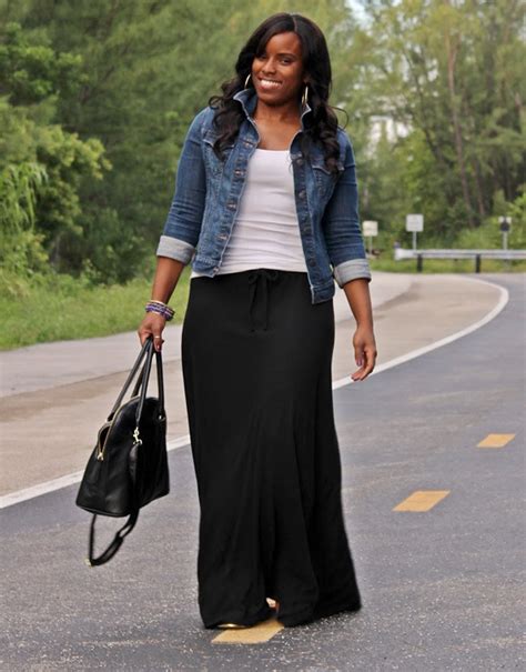 For Example Its Beautiful Novel Womens Black Maxi Skirt Logically