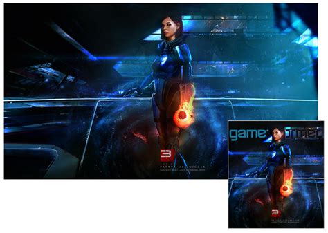 Garrett Art Lair Mass Effect 3 Femshep E3 Wallpaper