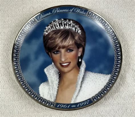 Princess Diana Collector Plate Franklin Mint A Tribute To Diana 1961