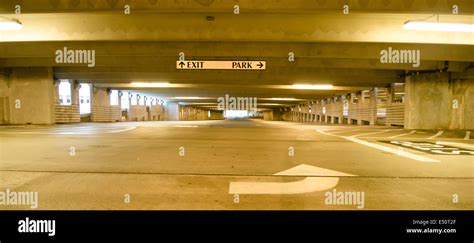 Underground Parking Structure Stock Photo Alamy