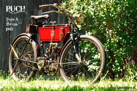 Puch Type A 254ccm 1903 Old School Motorcycles Antique Motorcycles