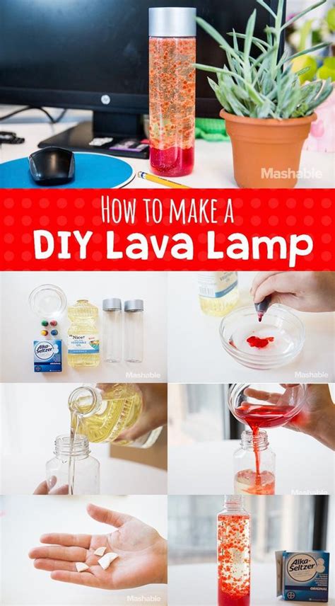 How to make a lava lamp the following is taken from the sci.chem faq.how does a lava lamp work? How to make a lava lamp for a more hypnotizing desk top | Lava lamps, Drinks and Nice
