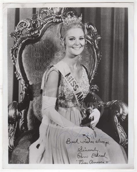 Pam Eldred Miss America Pageant Winner Vintage Promo Photograph To