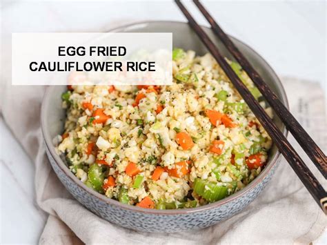 egg fried cauliflower rice busting diet myths