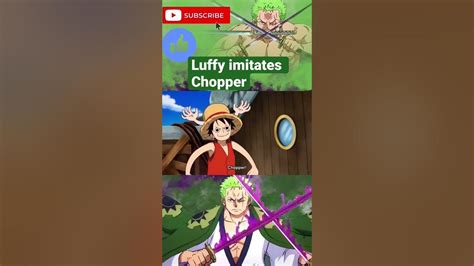Luffy Imitates Chopper Youtube