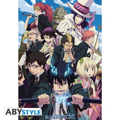 Blue Exorcist Poster Blue Exorcist Groupe 98 X 68 Cm Abystyle Abydco374