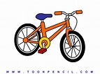 224-Learn How to draw a Bicycle for kids, step by step, kids ...