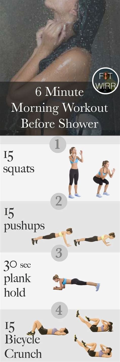 6 Min Morning Workout Routine To Get In Shape Fitwirr Morning