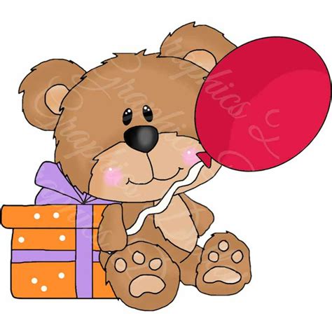 Download High Quality Teddy Bear Clipart Birthday Transparent Png