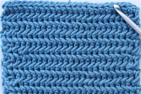 Herringbone Single Crochet Stitch How To Crochet Rich Textures Crochet