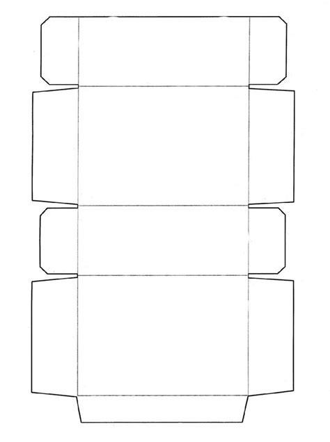 Printable Box Templates For Bags Or Ts 101 Activity Box Template