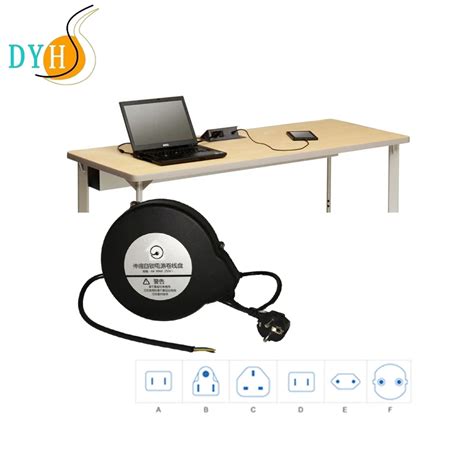 Dyh Automatic Retractable Power Cord Reel With Extension Socket Buy Automatic Retractable