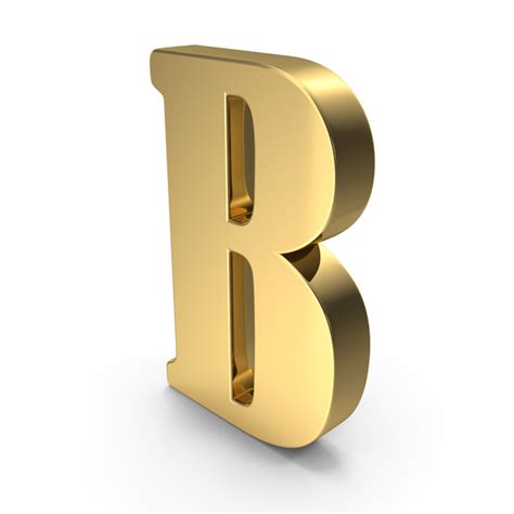 Gold Letter B Png Images And Psds For Download Pixelsquid S113273158