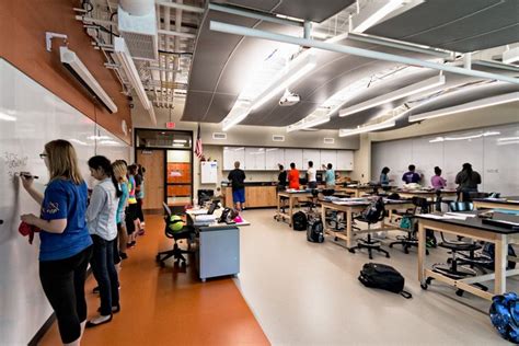 A Science Addition That Brings Together Classroom And Lab Spaces To