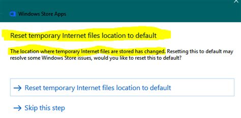 Solved Fix Temporary Internet Files Location Has Changed