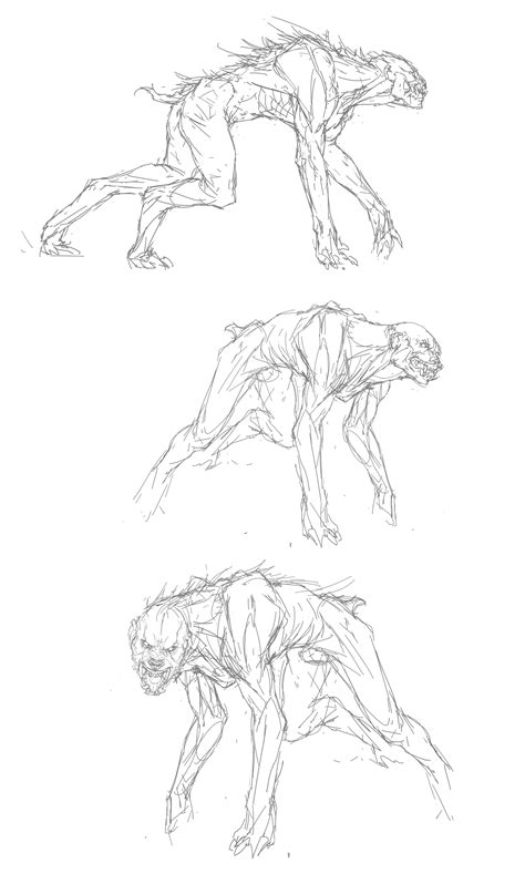 Concept Art Drawing Creature Drawings Monster Concept Art