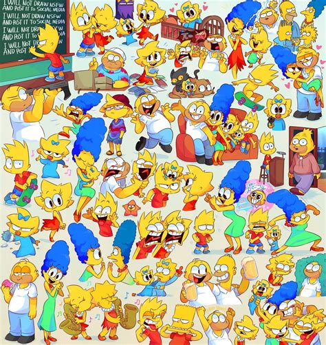 The Simpsons By Hmigd Twitter
