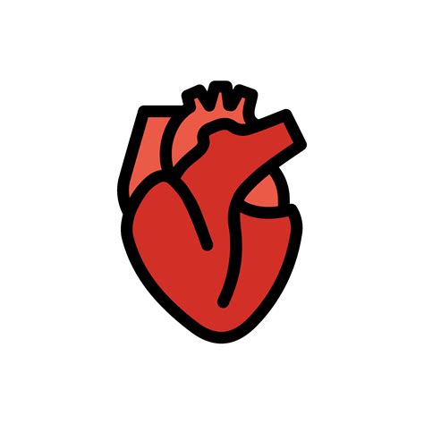 Anatomical Heart Emoji Clipart Free Download Transparent Png Heart