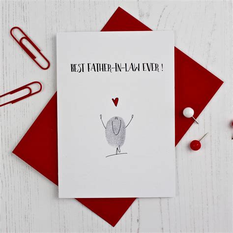 Best Father In Law Ever Card By Adam Regester Design