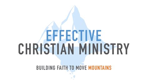 Effective Christian Ministry Effective Courses