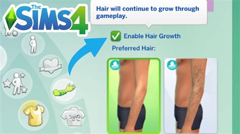 How To Enabledisable Body Hair Growth The Sims 4 Youtube