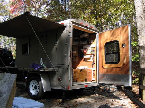 Camp Kitchen And Trailer Hightechcoonass Enclosed Trailer Camper