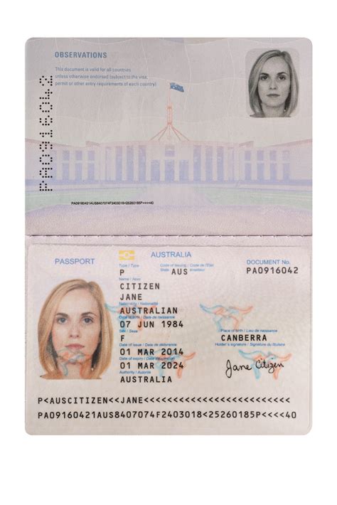Document Type Passport Free Documents