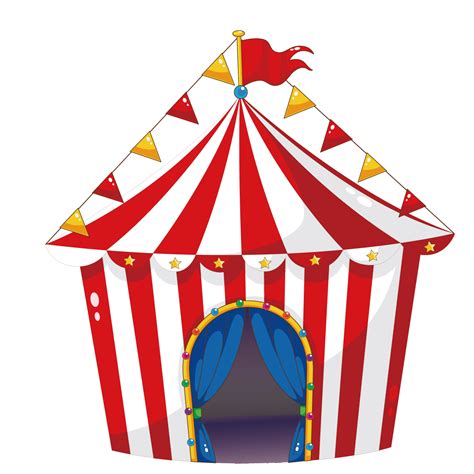 Tent Circus Carnival Illustration Vector Circus Png Download 1200