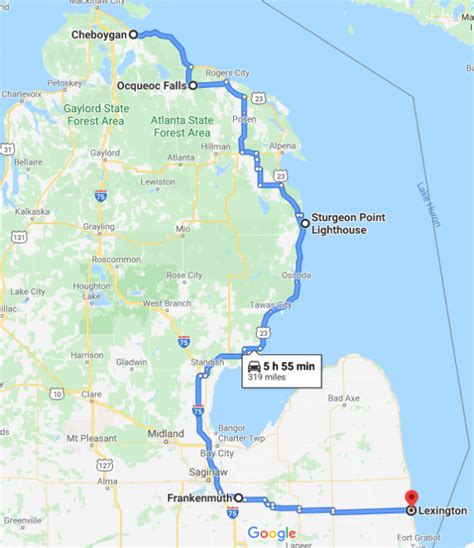 Northeast Michigan Driving Tour Sunrise Coast Marvac