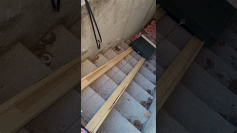 Motorized Basement Stairs Lift For Moving Boxes And Other Heavy Stuff