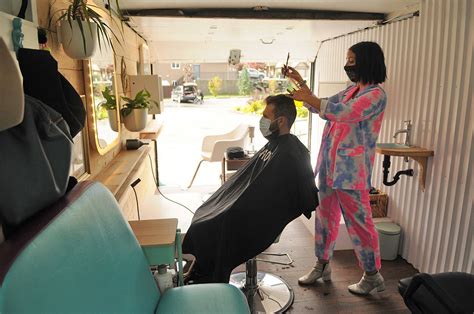 Looking for a hair salon free of synthetic chemicals? Mobile hair salon rolls into Fraser Valley - North Delta ...