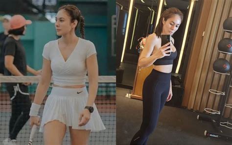 6 gaya wulan guritno pamer body goals saat olahraga pancarkan aura hot mom okezone lifestyle