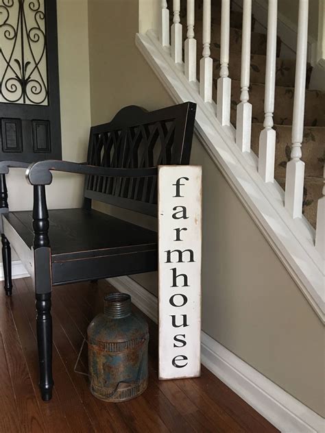 Vertical Farmhouse Sign Farmhouse Sign Etsy Farmhouse Signs Wooden