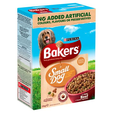 Dry food is a popular feeding option for dogs. Bakers Complete Dry Dog Food with Tasty Beef and Country ...