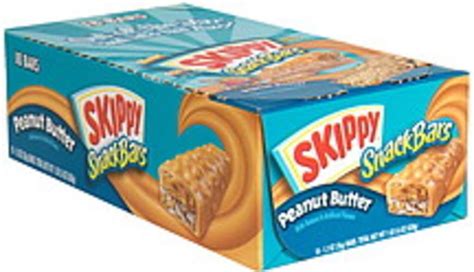 Skippy Peanut Butter Snack Bars 18 Ea Nutrition Information Innit