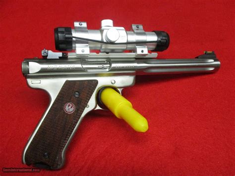 Ruger Mk Iii Hunter 22 Lr Ss Pistol Wbox Red Dot Scope