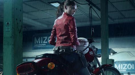 Claire Redfield Meets Leon S Kennedy And Faces The Licker In The