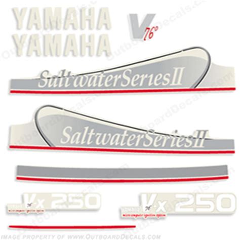 Yamaha 250hp Vx250 Saltwater Series Ii Decals