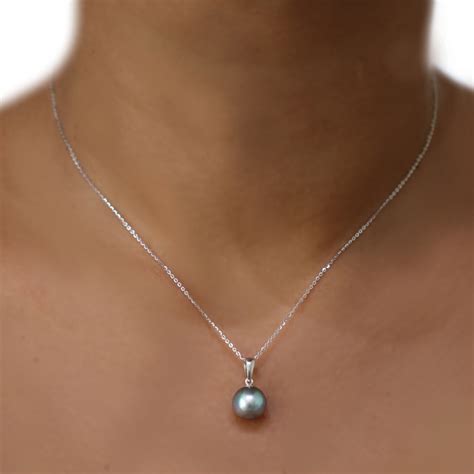 Tahitian Pearl Silver Pendant Hinerava Jewelry