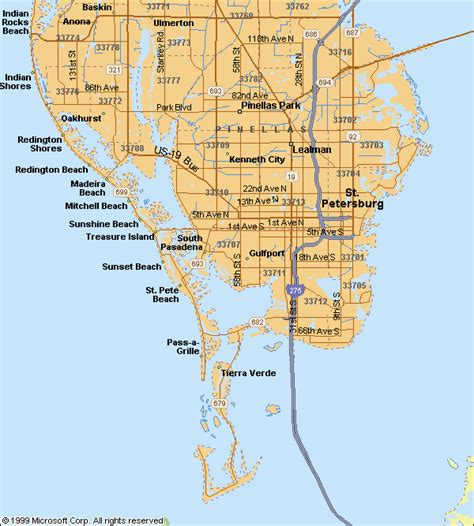 St Petersburg Florida Zip Code Map Jacki Letizia