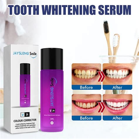 Teeth Whitening Serum Tooth Essence Powder Oral Cleaning Remove Teeth