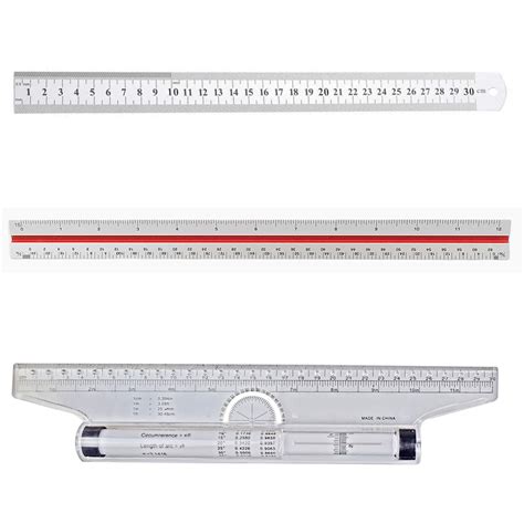 Buy Intvn Architectural Scale Ruler Set Imperial 12 Stainless Steel