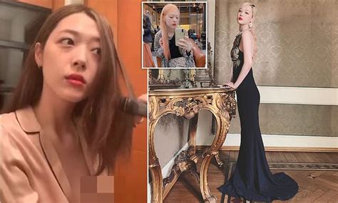 K Pop Star Sulli Is Found Dead At Her Home Aged 25 Daily Mail Online